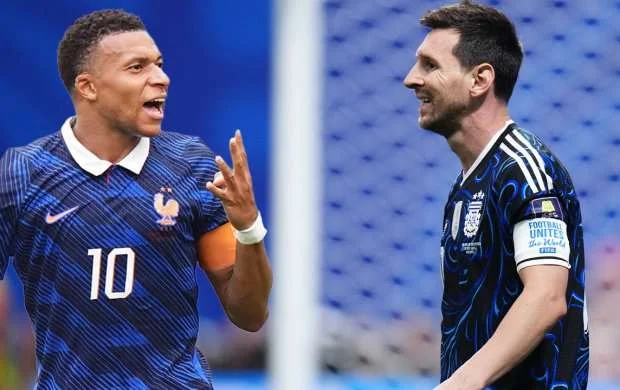 Mbappe birinci, Messi ikinci 