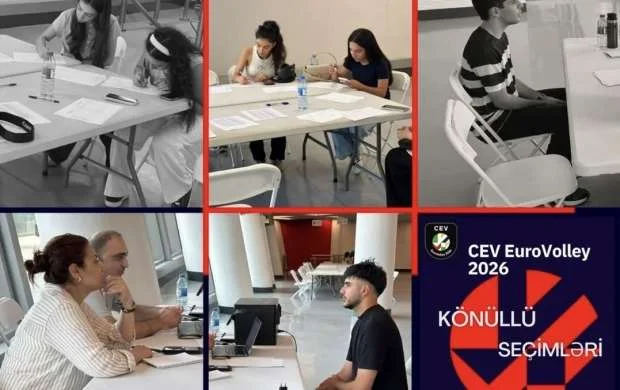 Voleybol üzrə Avropa çempionatında 250 könüllü fəaliyyət göstərəcək 