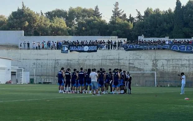 "Qarabağ" "Dinamo" ilə oyunöncəsi azarkeşlərə və mediaya açıq məşq keçirib 