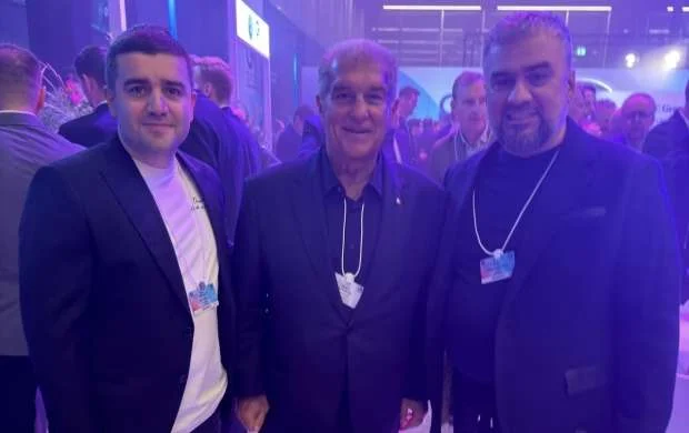 “Şəfa” klubunun prezidenti Xuan Laporta ilə həmsöhbət olub 