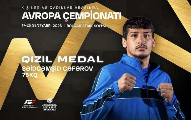Boksçumuz Avropa çempionu olub 